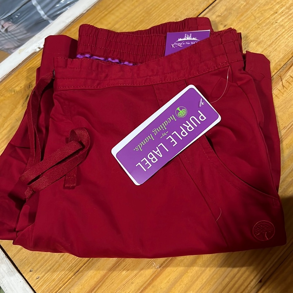 Purple Label Healing Hands Scrub Pants